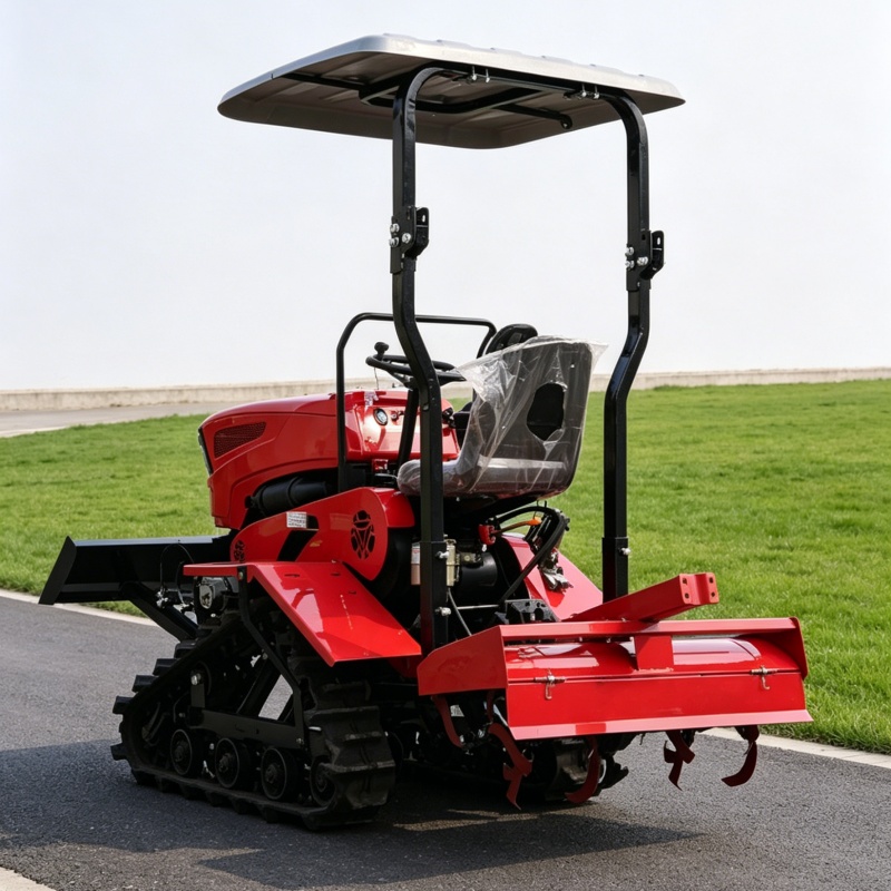 Farming Agriculture Machine - Motoculteur rotatif sur chenilles personnalisé 2026,