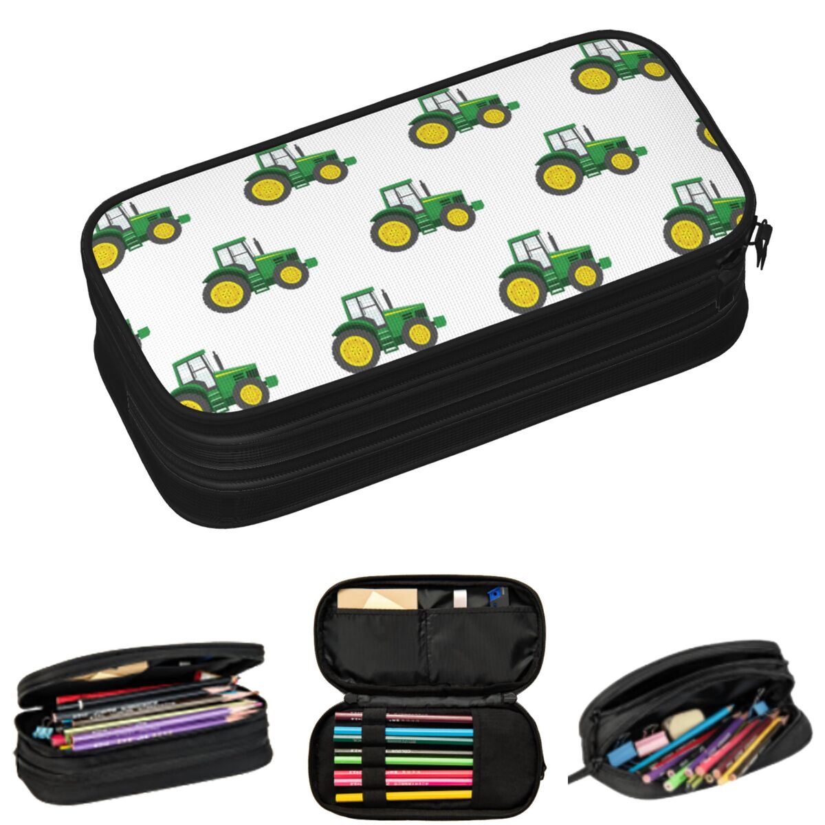Agriculture Farming School - Trousse à crayons pour étudiants, motif