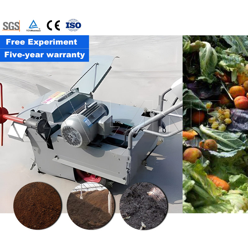 Compost Turner Machine - Malaxeur autopropulsé LANE, machine à retourner