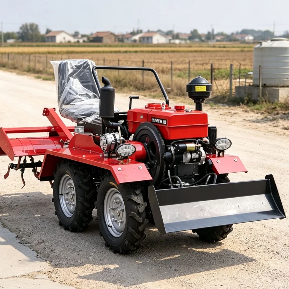 Farming Agriculture Machine - Machine agricole rotative 4 roues motrices