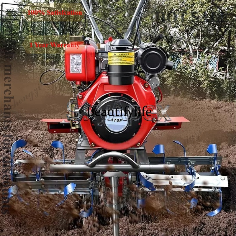 Farming Agriculture Machine - Mini-motoculteur rotatif M81, cultivateur agricole pour