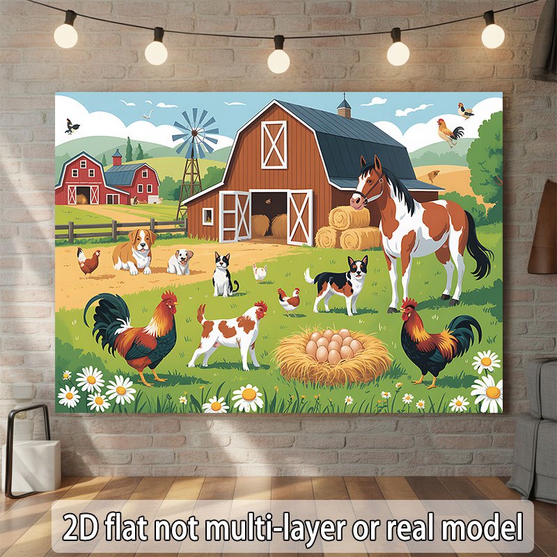 Conception plate 2D, bannière  - Agriculture Farming School avis et prix