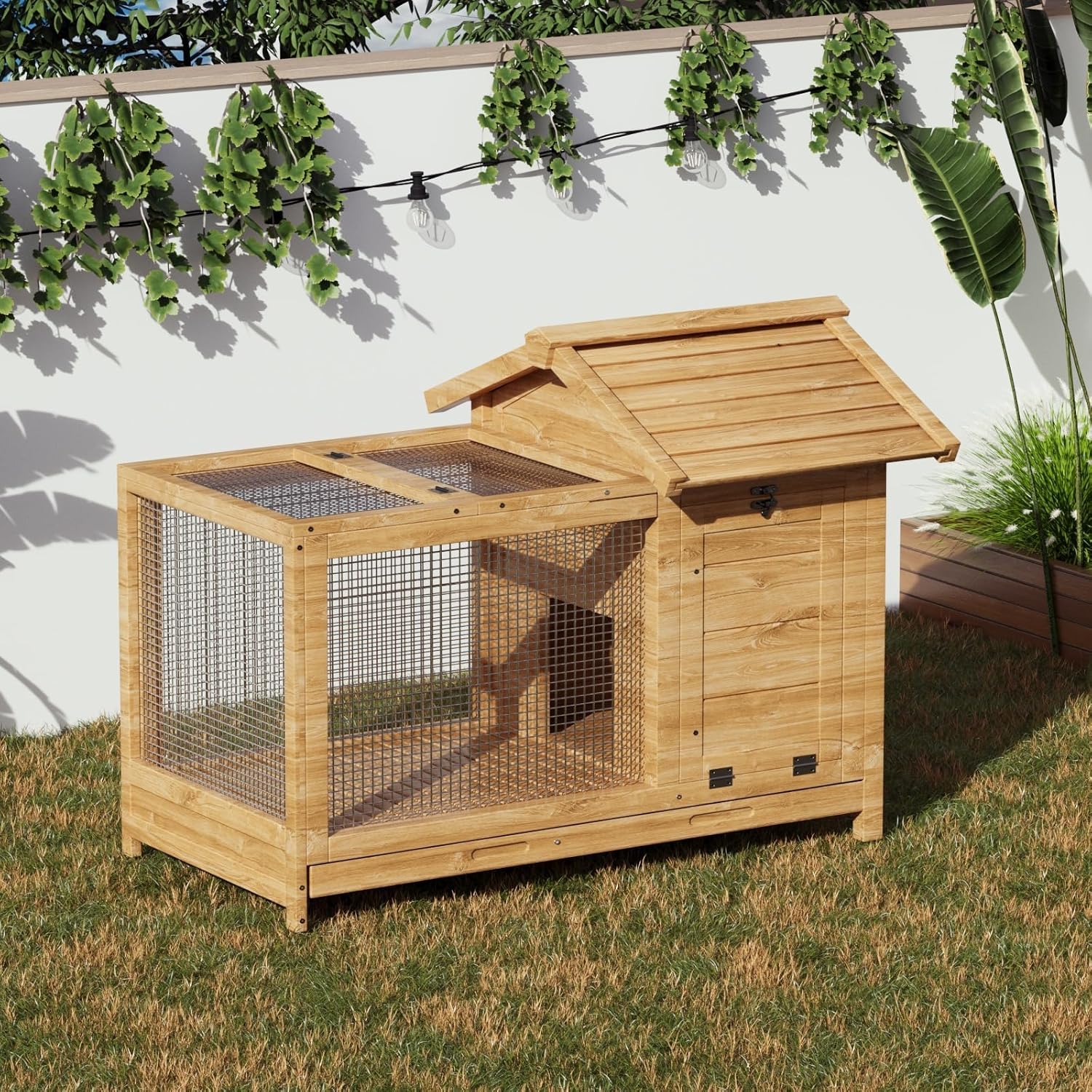 Cage à lapins en bois pour int - Rabbit Cage Wire avis et prix