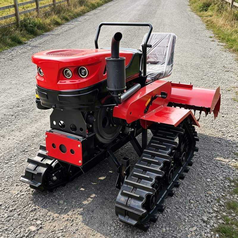 Motoculteur rotatif sur chenil - Farming Agriculture Machine avis et prix