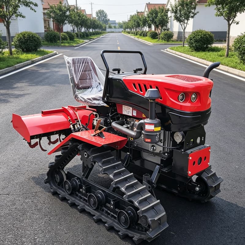 Motoculteur rotatif sur chenil - Farming Agriculture Machine avis et prix
